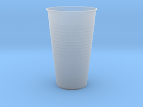 Mini Plastic Cup in Clear Ultra Fine Detail Plastic