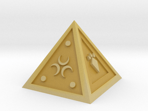 Legend of Zelda Pyramid Display Piece in Tan Fine Detail Plastic