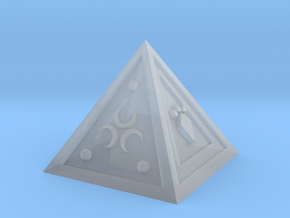 Legend of Zelda Pyramid Display Piece in Clear Ultra Fine Detail Plastic