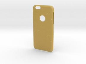 IPhone6 Big Cut Leaf in Tan Fine Detail Plastic