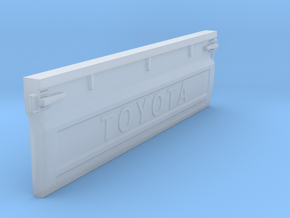 TRUCK TAILGATE in Clear Ultra Fine Detail Plastic