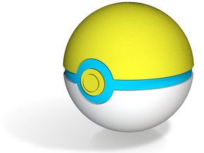 Park Ball Original Size (8cm in diameter) in Clear Ultra Fine Detail Plastic
