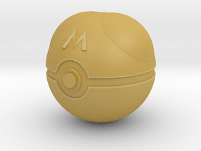 Master Ball Original Size (8cm in diameter) in Tan Fine Detail Plastic