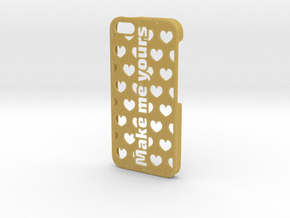 iPhone 5 Case - Customizable in Tan Fine Detail Plastic
