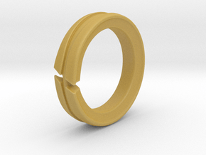 Servant Ring - EU Size 63 in Tan Fine Detail Plastic