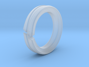 Servant Ring - EU Size 63 in Clear Ultra Fine Detail Plastic