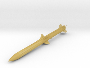 Small Aircraft Missile in Tan Fine Detail Plastic