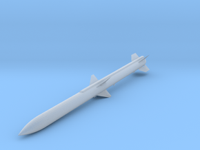 Small Aircraft Missile in Clear Ultra Fine Detail Plastic