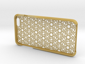 IPhone6 Plus Dhamask in Tan Fine Detail Plastic