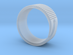Rift Ring - EU Size 63 in Clear Ultra Fine Detail Plastic