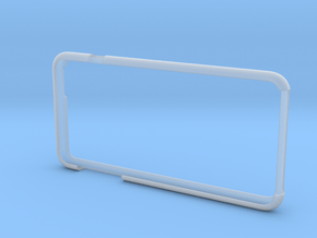 IPhone6 Plus Open Style Bumper  in Clear Ultra Fine Detail Plastic