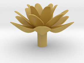 Lotus (Pen Cap) in Tan Fine Detail Plastic