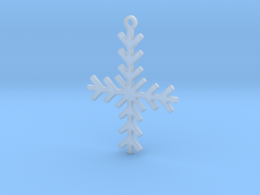 Winter Cross in Clear Ultra Fine Detail Plastic