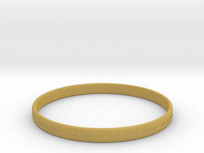 Good Value Bracelet in Tan Fine Detail Plastic