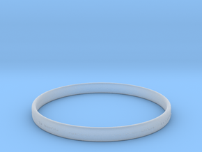 Good Value Bracelet in Clear Ultra Fine Detail Plastic