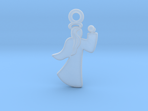 Tiny Angel Charm in Clear Ultra Fine Detail Plastic