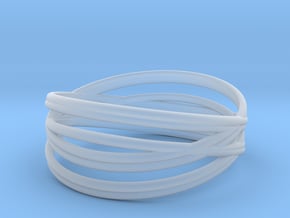 Bangle Braclet Size S in Clear Ultra Fine Detail Plastic