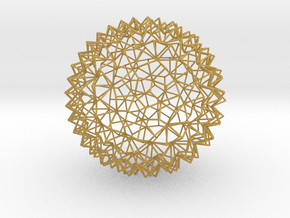 Amazing Mesh Sphere in Tan Fine Detail Plastic