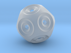 Sphere -O in Clear Ultra Fine Detail Plastic