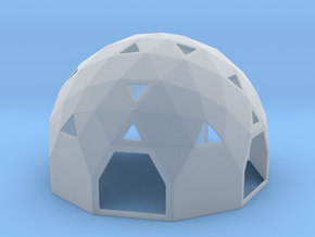 Arch Dome in Clear Ultra Fine Detail Plastic