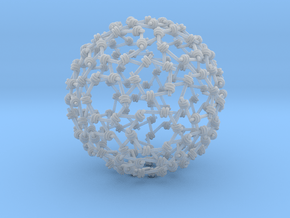 Weaved Knots Sphere in Clear Ultra Fine Detail Plastic