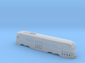 N Scale Prewar PCC TTC BODY #1 in Clear Ultra Fine Detail Plastic