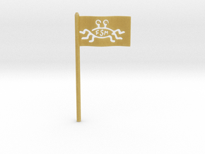FSM Flag for Starch-Bishop's Palace in Tan Fine Detail Plastic