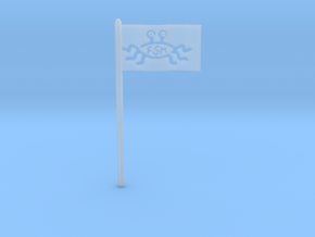 FSM Flag for Starch-Bishop's Palace in Clear Ultra Fine Detail Plastic