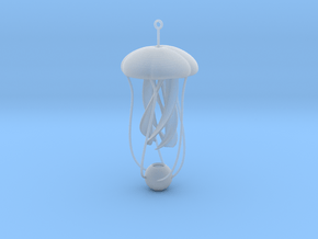 Jellyfish Ornament in Clear Ultra Fine Detail Plastic