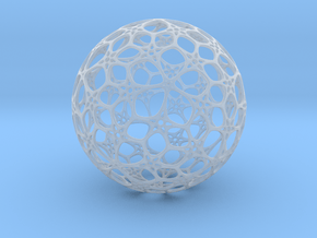Sphere - O - Mesh in Clear Ultra Fine Detail Plastic