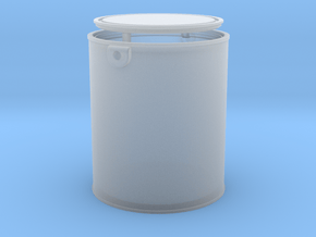 1/6 Scale Gallon Paint Can in Clear Ultra Fine Detail Plastic