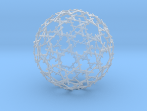 Sticks Sphere in Clear Ultra Fine Detail Plastic