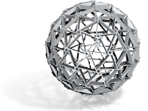 TriPent Sphere in Clear Ultra Fine Detail Plastic