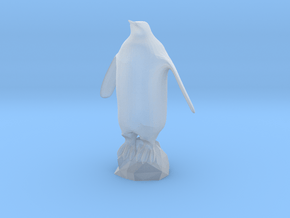Penguin 3D Print in Clear Ultra Fine Detail Plastic