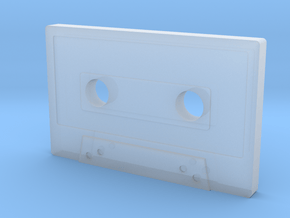 Cassette Tape Pendant/Keychain in Clear Ultra Fine Detail Plastic