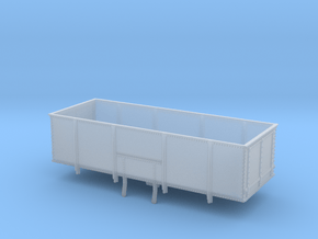 GWR N23 21T Mineral Wagon Body (00) in Clear Ultra Fine Detail Plastic