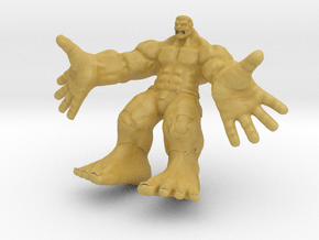 Hulk figure with nice details in Tan Fine Detail Plastic