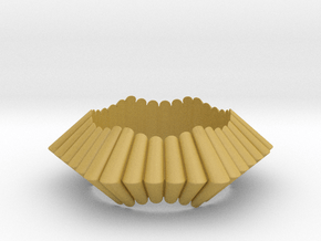 Chantilly-hexagon in Tan Fine Detail Plastic
