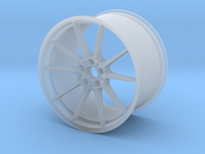 Scaled Performance Wheel in Clear Ultra Fine Detail Plastic