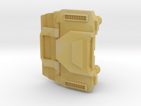 Extremely Noisy Robot Chest in Tan Fine Detail Plastic