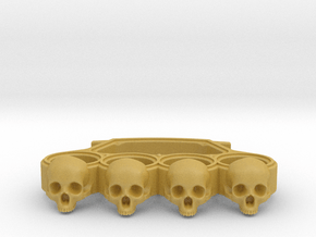 Knuckles skull edition in Tan Fine Detail Plastic