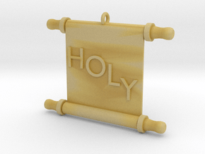Ornament, Scroll, Holy in Tan Fine Detail Plastic