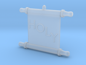 Ornament, Scroll, Holy in Clear Ultra Fine Detail Plastic