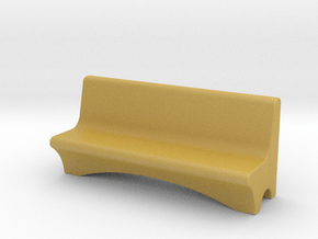 HO Scale Concrete Bench in Tan Fine Detail Plastic