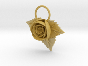 Rose in Tan Fine Detail Plastic