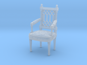 Georges Jacob Chair  1/12TH scale  (1739-1814) in Clear Ultra Fine Detail Plastic