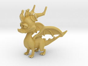 Spyro the Dragon in Tan Fine Detail Plastic