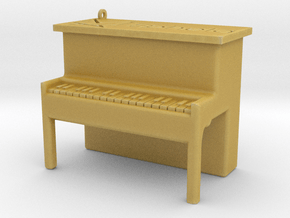 Piano Pendant in Tan Fine Detail Plastic