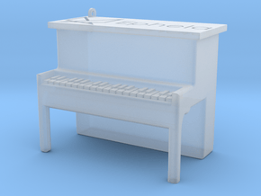 Piano Pendant in Clear Ultra Fine Detail Plastic