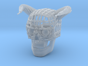 Skull of Devil in Clear Ultra Fine Detail Plastic